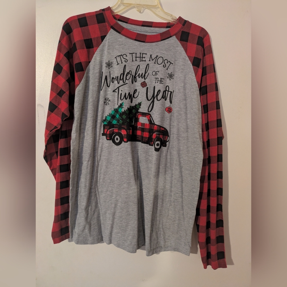 Christmas Shirt With Red Truck